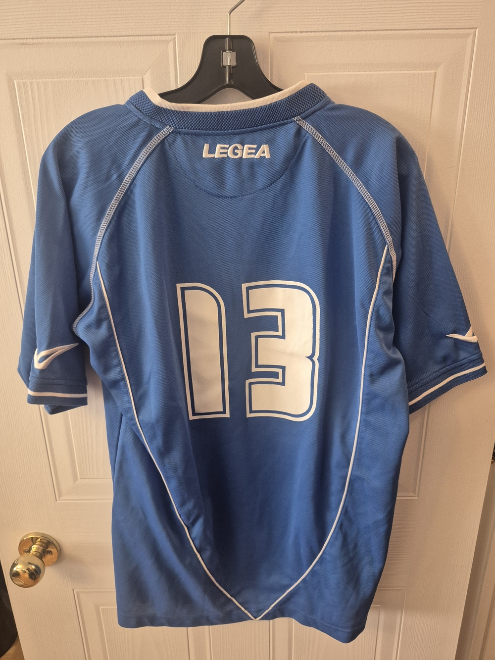 Vintage Legea Soccer Jersey - Westmount Quebec Blue